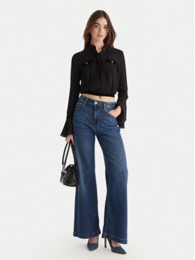 Guess Jeansy W5BA1C D0615 Niebieski Wide Leg