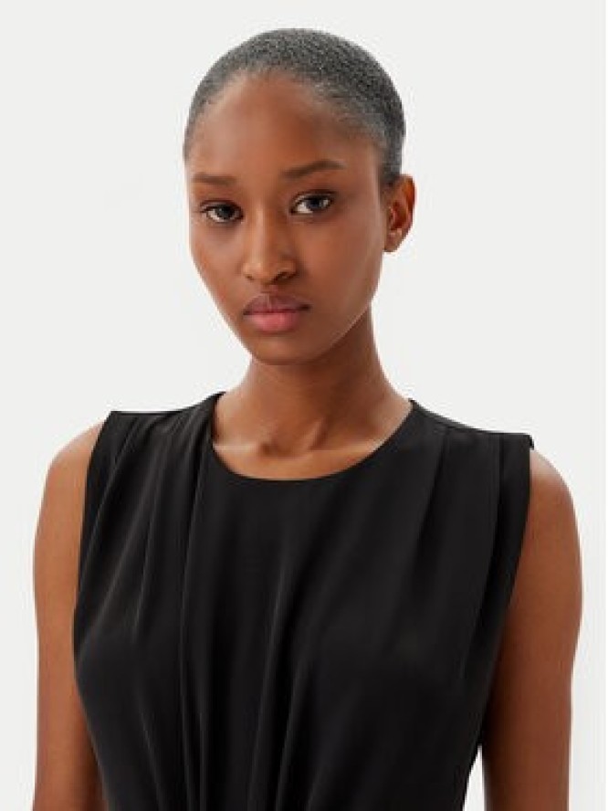 Haveone Sukienka wieczorowa AFS-N029 Czarny Regular Fit