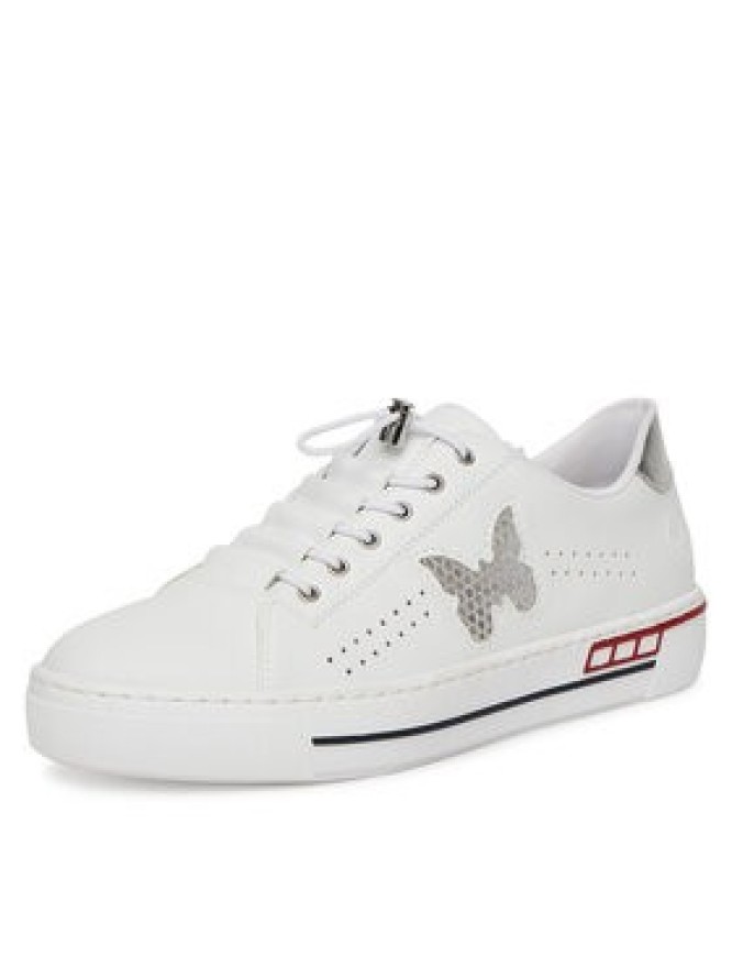 Rieker Sneakersy L8857-80 Biały