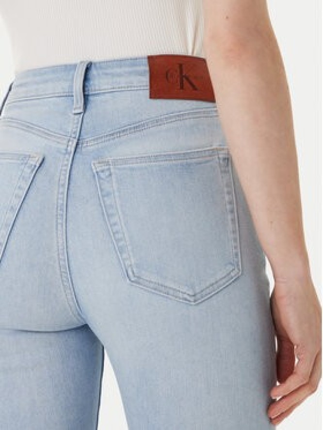 Calvin Klein Jeans Jeansy LV047F701G Błękitny Skinny Fit