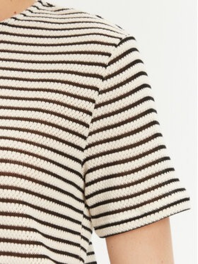 Pieces T-Shirt Manilla 17155073 Écru Loose Fit