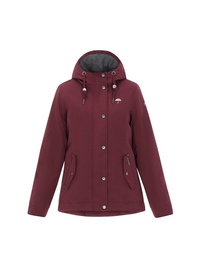 Schmuddelwedda Parka w kolorze bordowym rozmiar: L