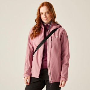 Kurtka turystyczna przeciwdeszczowa damska Birchdale wodoodporna