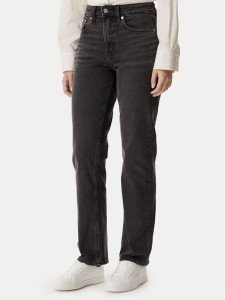 Calvin Klein Jeans Jeansy LV047F708G Czarny Straight Fit