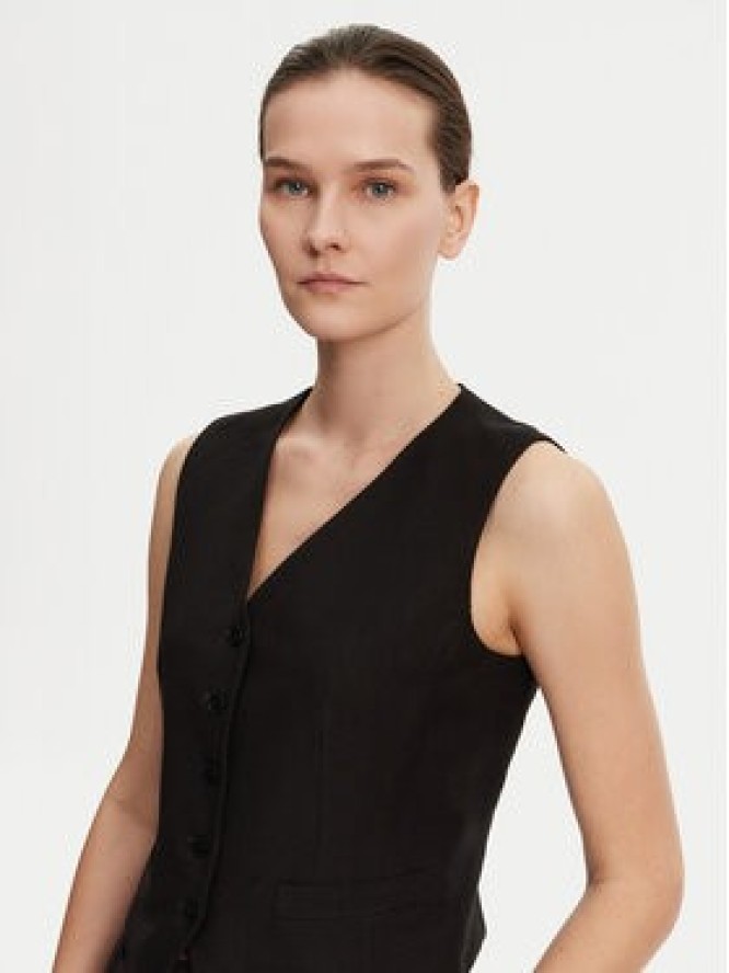 Weekend Max Mara Kamizelka Pace 2515151012 Czarny Slim Fit