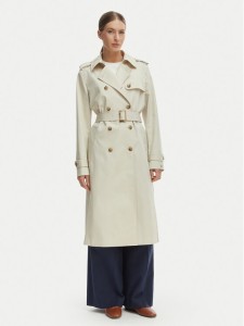 Tommy Hilfiger Trencz WW0WW48873 Beżowy Slim Fit