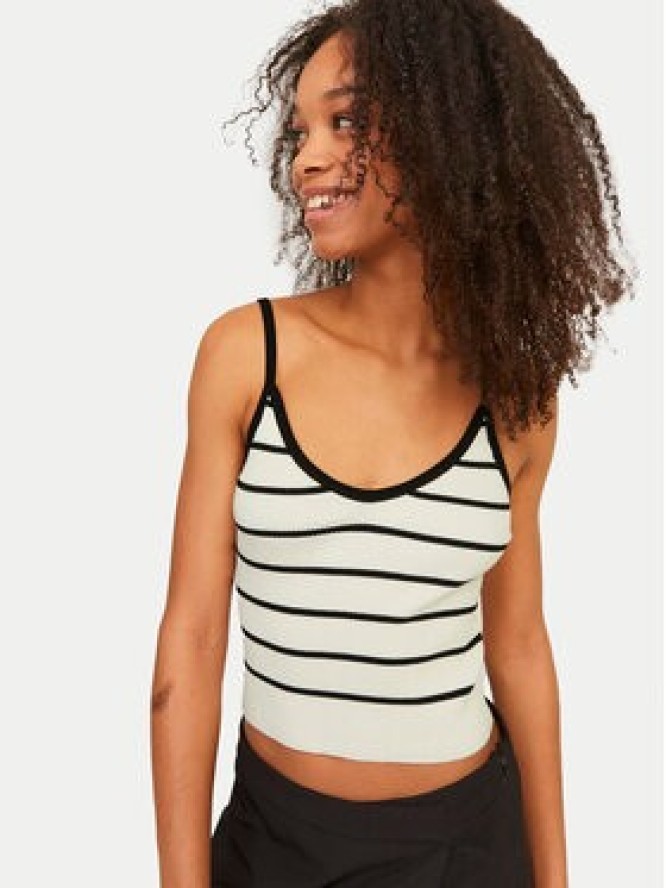 JJXX Top Esther 12255237 Écru Slim Fit