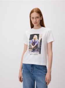 T-shirt Brigitte Bardot - biały