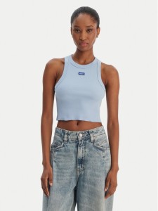 HUGO Top Baby 50511450 Błękitny Slim Fit