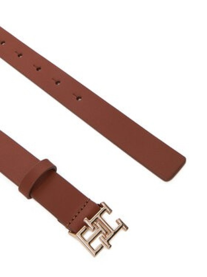 Tommy Hilfiger Pasek Damski Th Modern AW0AW17496 Brązowy