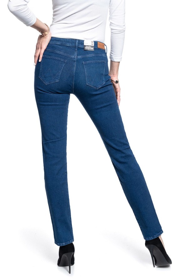 SPODNIE DAMSKIE WRANGLER STRAIGHT DEEP WATERS W28TJN69D 112128500