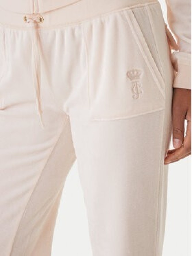 Juicy Couture Spodnie dresowe Caisa JCSEBJ008G Różowy Slim Fit