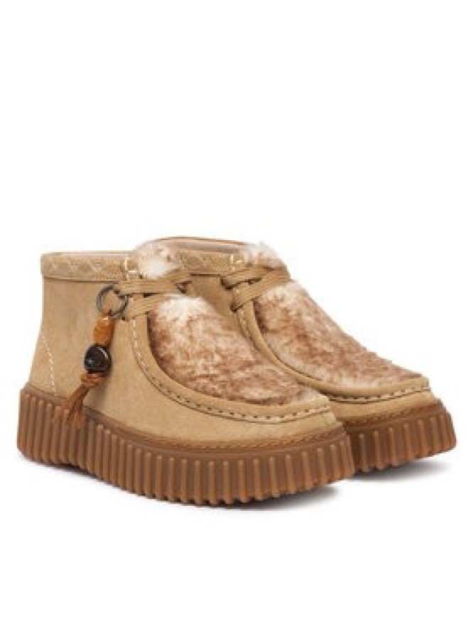 Clarks Trzewiki Torhill Moss 26329429 Beżowy jasny