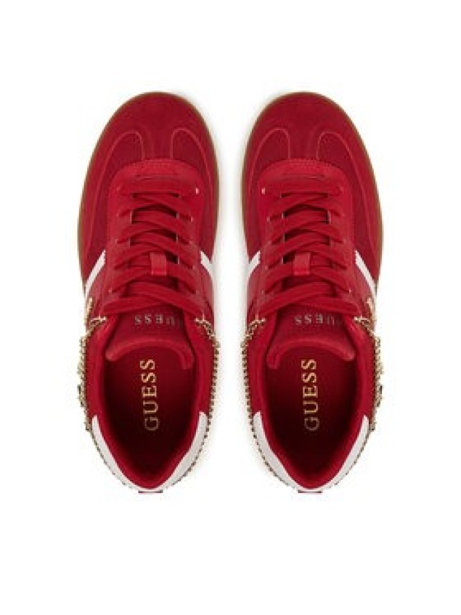 Guess Sneakersy FLTNAO SUE12 Czerwony