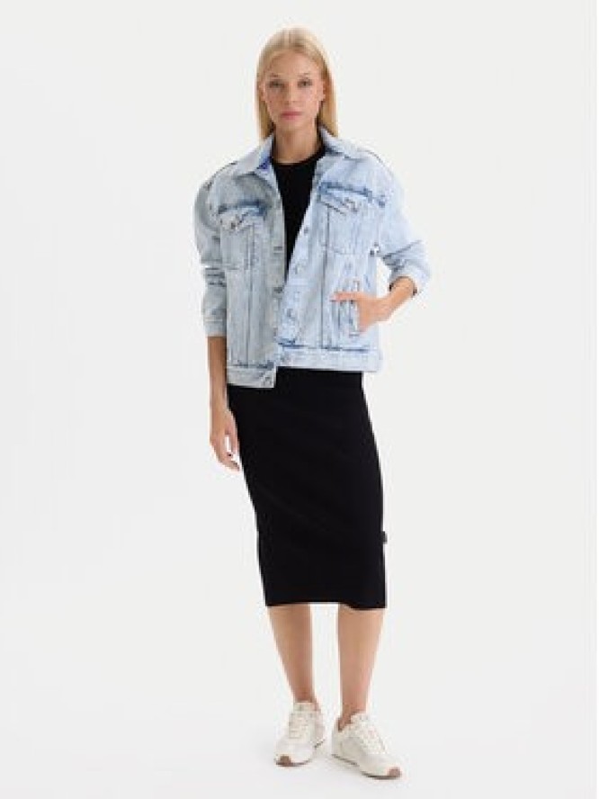 Beverly Hills Polo Club Kurtka jeansowa W126-BHLJT-1003-22D Niebieski Relaxed Fit