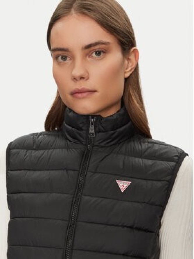 Guess Jeans Bezrękawnik W5RN55 WHAB2 Czarny Regular Fit