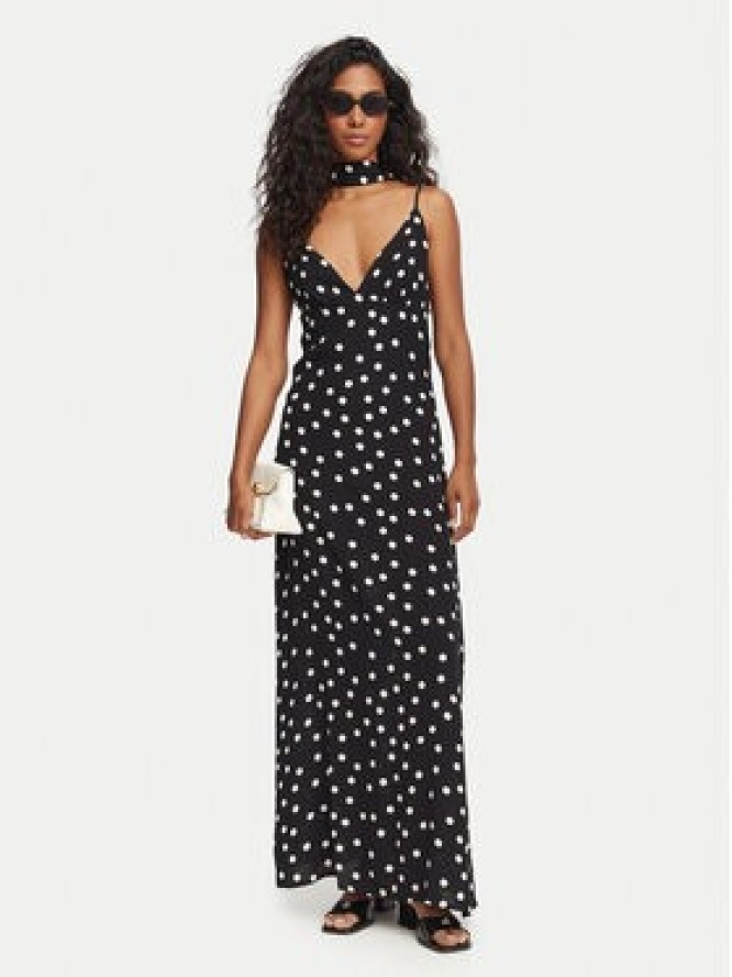 Vero Moda Sukienka letnia Elisa 10350647 Czarny Regular Fit