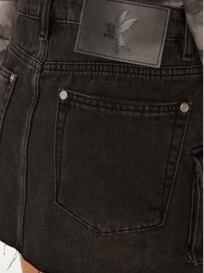 One Teaspoon Spódnica mini Sloane 26668 Czarny Regular Fit