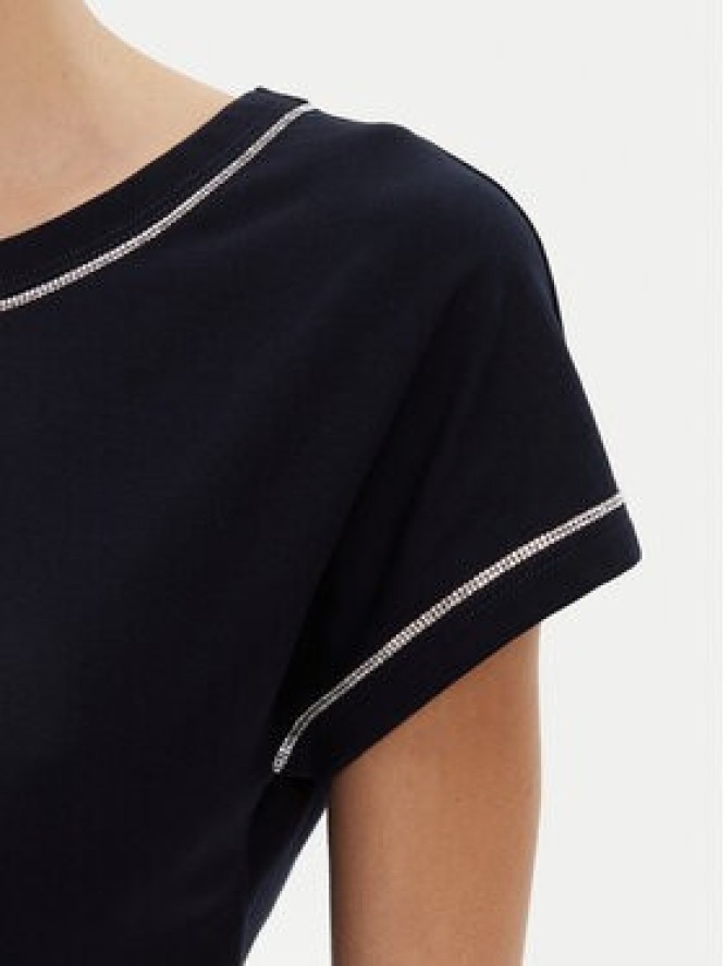 Luisa Spagnoli T-Shirt Brescello 542123 Czarny Regular Fit