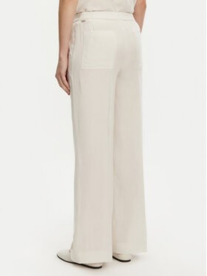 Calvin Klein Spodnie palazzo K20K208381 Beżowy Wide Leg