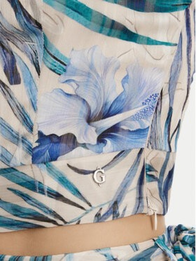 Guess Top W5GH74 WH9Z2 Niebieski Slim Fit