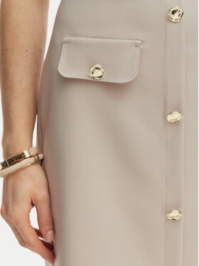 Rinascimento Spódnica ołówkowa CFC0128271003 Beżowy Slim Fit