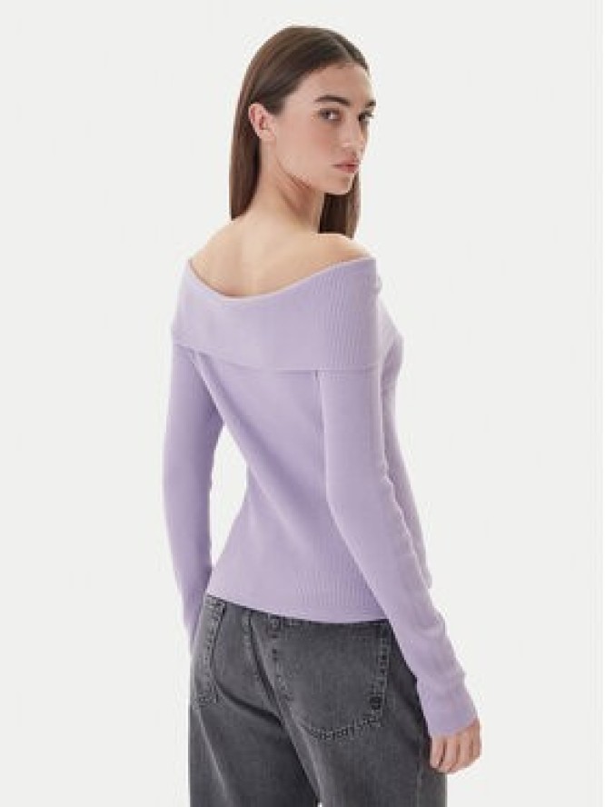 Kontatto Sweter 3M0813C Fioletowy Regular Fit