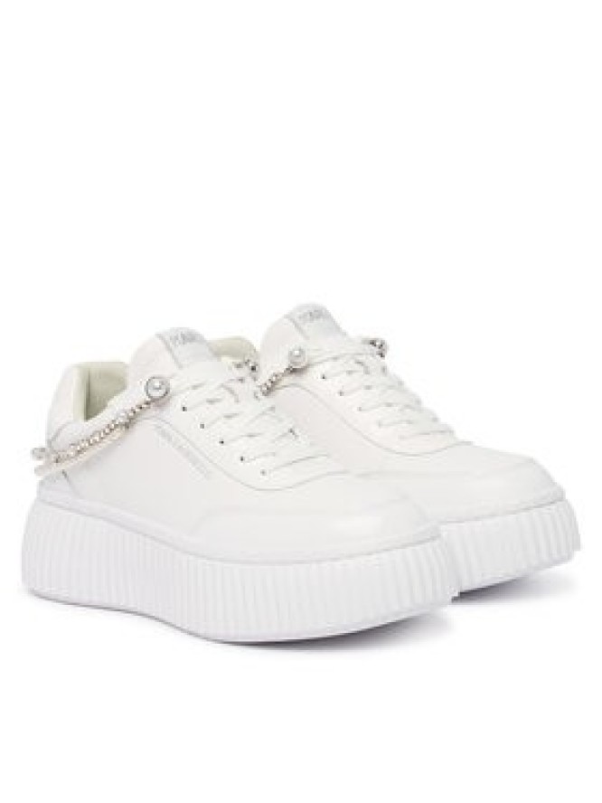 KARL LAGERFELD Sneakersy Kreeper KL42320P Biały