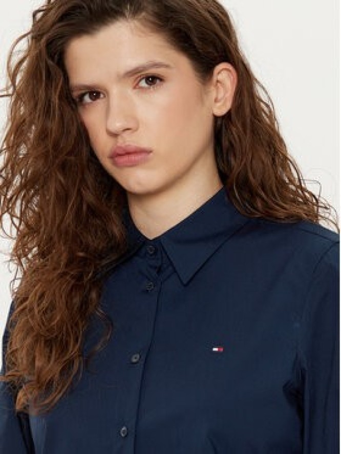 Tommy Hilfiger Koszula WW0WW43577 Granatowy Regular Fit
