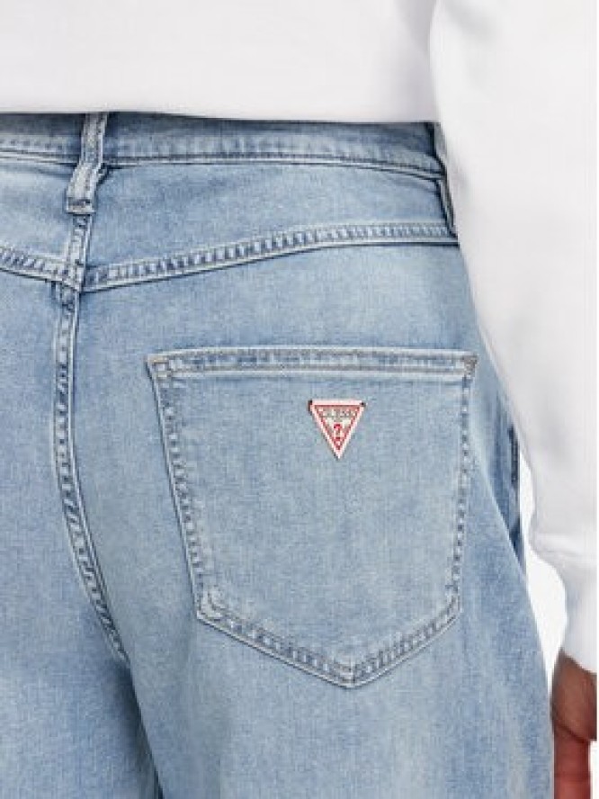 Guess Jeansy W5GA2E D5O90 Niebieski Wide Leg