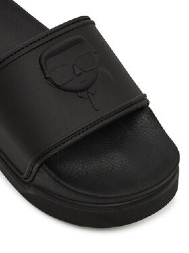 KARL LAGERFELD Klapki Kondominium KL88819 Czarny
