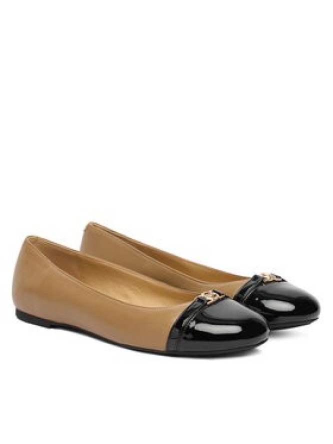 MICHAEL Michael Kors Baleriny Mandy Flat 40F5MAFP1A Beżowy