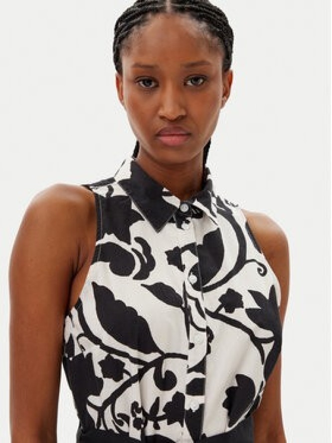 Gaudi Sukienka koszulowa 511FD15022 Czarny Regular Fit