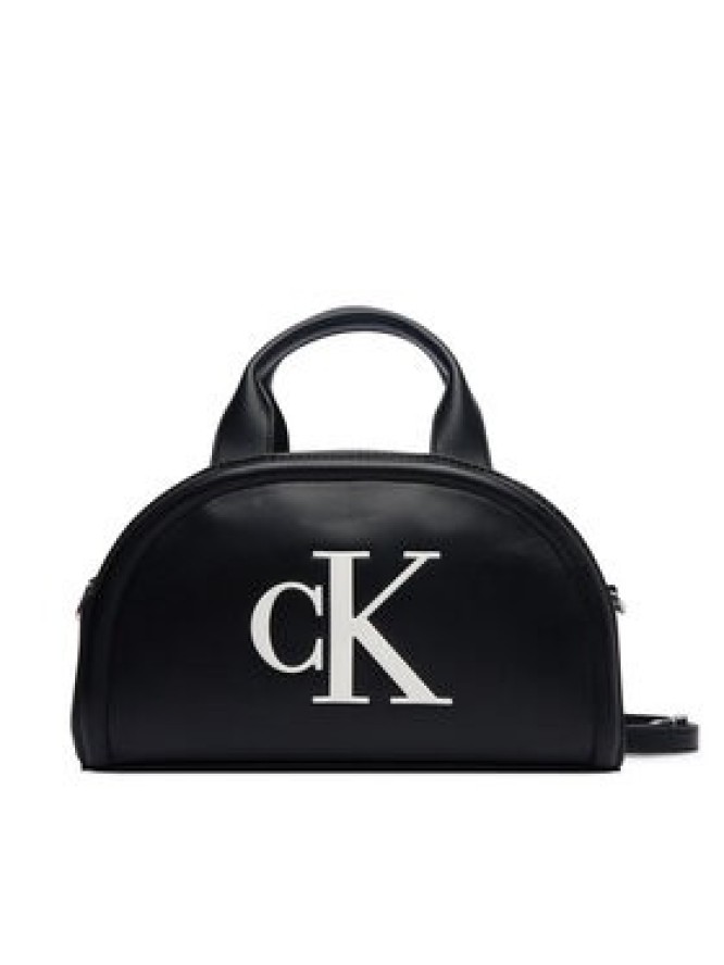 Calvin Klein Torebka Bold Ck Dome Crossbody LV04F3895G Czarny