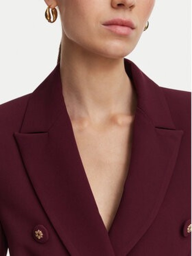 Rinascimento Marynarka CFC0131080003 Bordowy Regular Fit