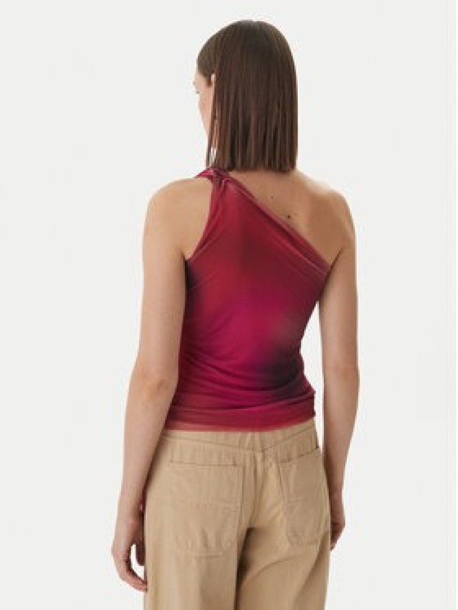 Desigual Bluzka Bratislava 26SWTK31 Czerwony Slim Fit