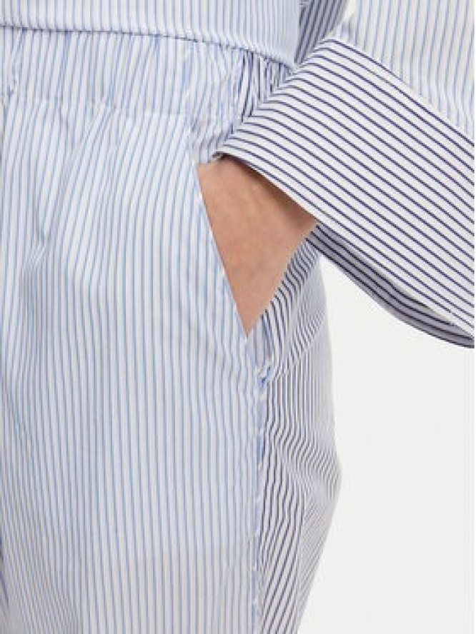 Munthe Spodnie materiałowe Fidda 251142725126 Błękitny Loose Fit