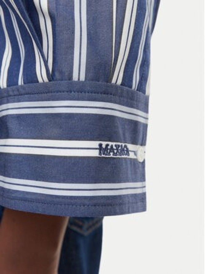 MAX&Co. Koszula Camicia 2616111054200 Granatowy Regular Fit