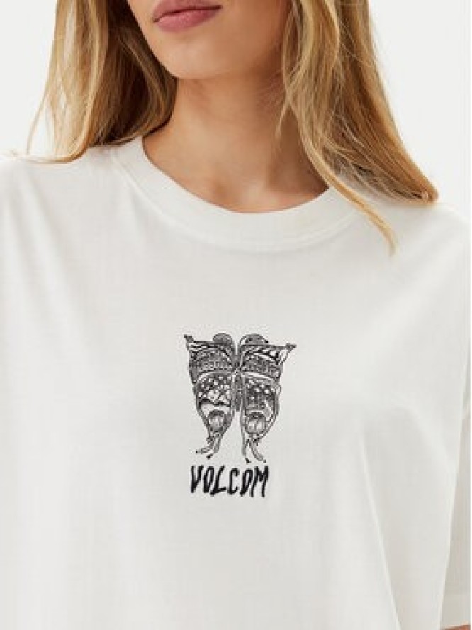 Volcom T-Shirt Alix 3 B3512507 Biały Oversize