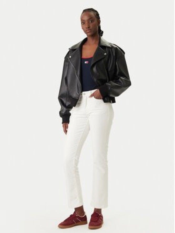 Tommy Jeans Top DW0DW22261 Granatowy Slim Fit