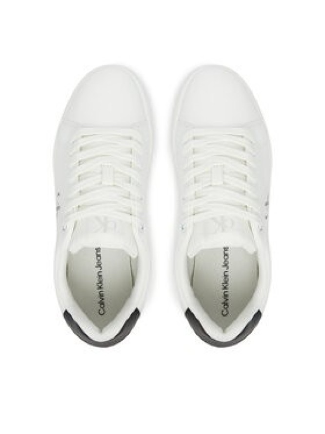 Calvin Klein Jeans Sneakersy Classic Cupsole Mono Lth Wn YW0YW01902 Biały