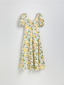 Wzorzysta sukienka midi - inny