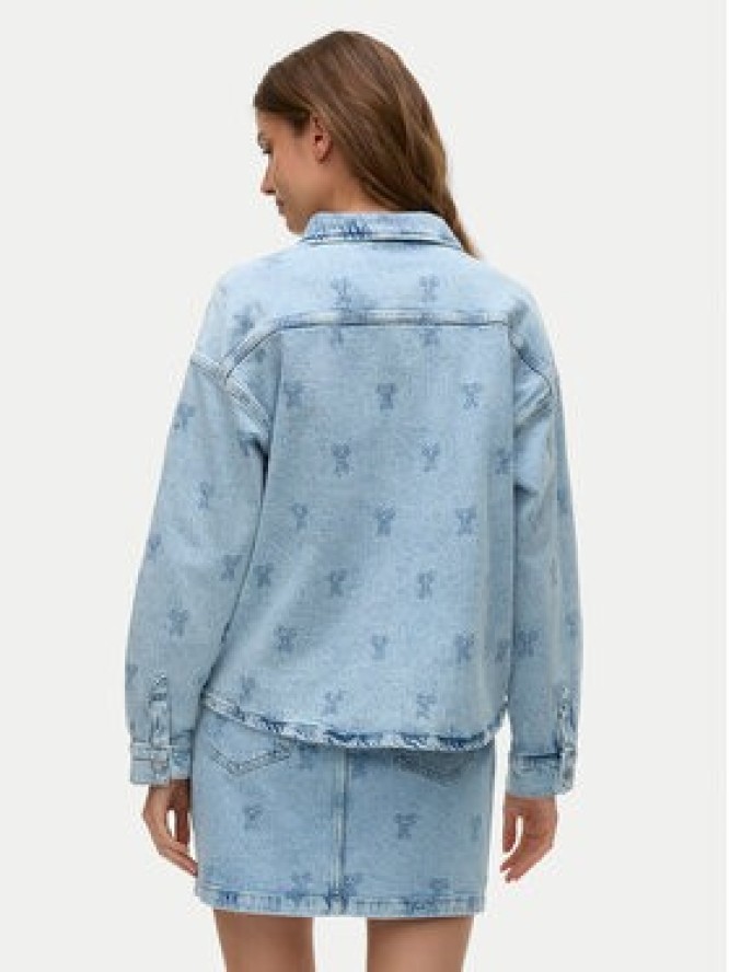 Vero Moda Koszula jeansowa Hayden 10326371 Niebieski Oversize