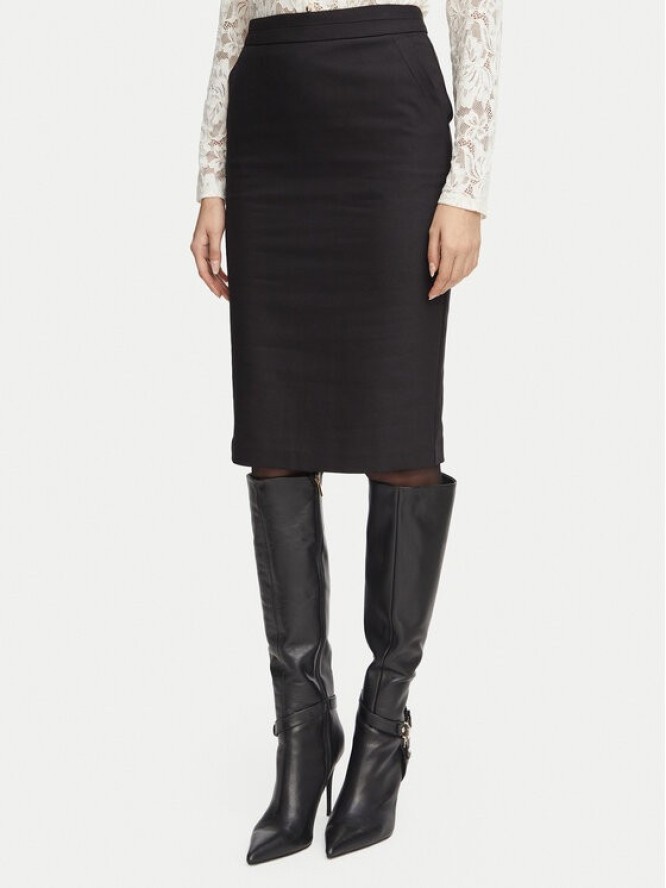 Morgan Spódnica ołówkowa 242-JROSE.F Czarny Slim Fit