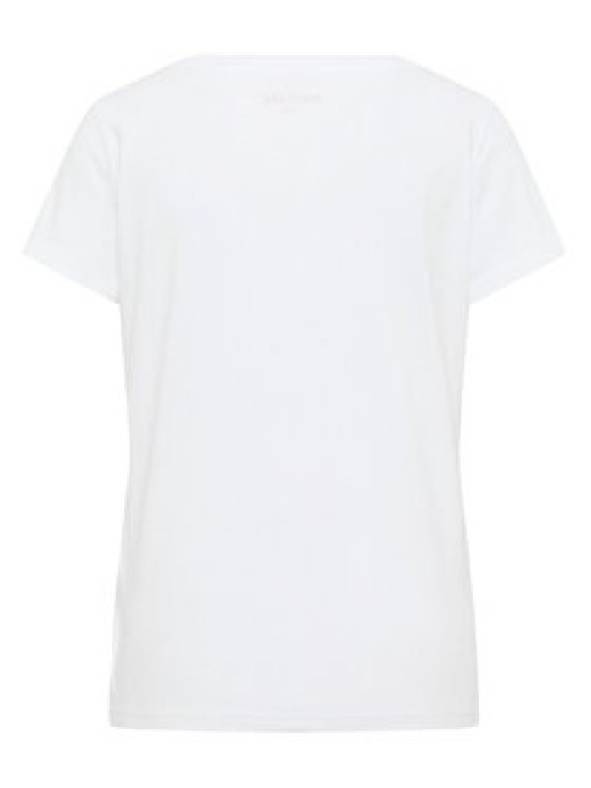 Mustang T-Shirt Alma 1016748 Biały Regular Fit