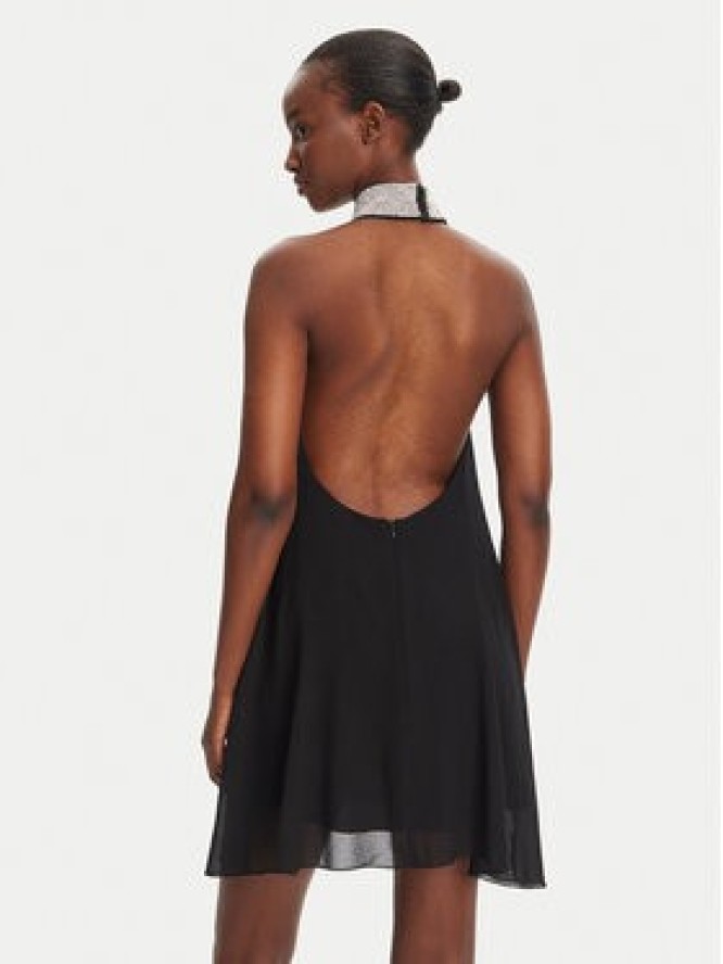 Eleh Sukienka koktajlowa ESS250027 Czarny Regular Fit