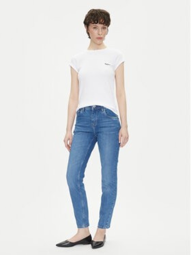 Pepe Jeans Jeansy Violet PL204176 Niebieski Mom Fit