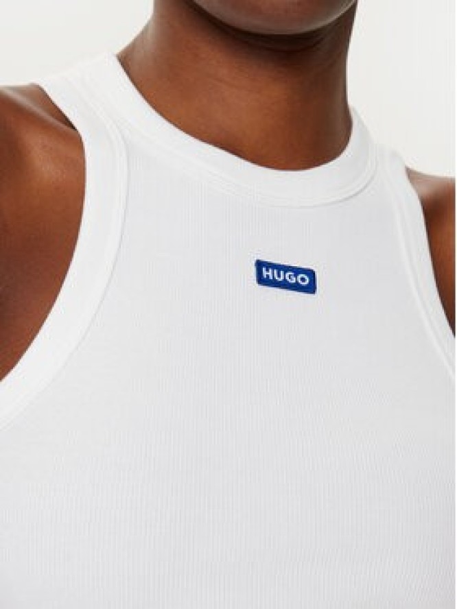 HUGO Top Baby 50511450 Biały Slim Fit