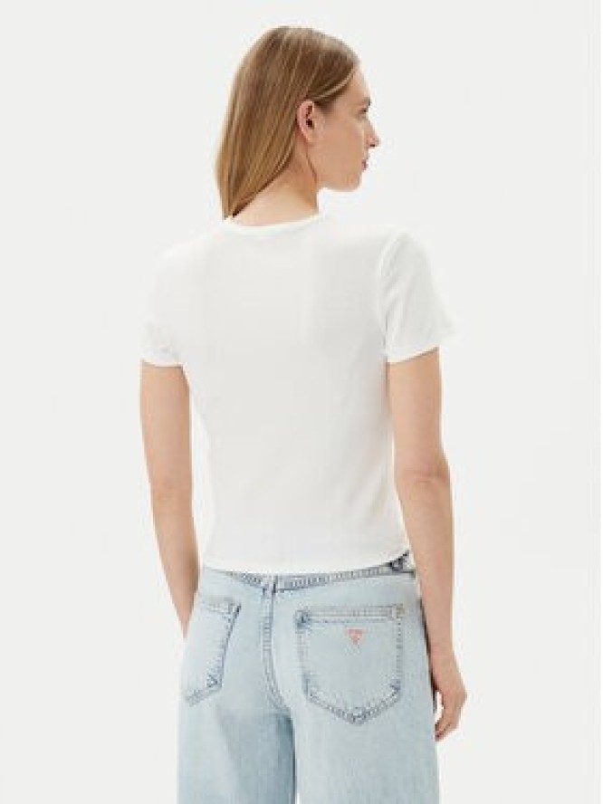 ONLY T-Shirt Daniella 15350554 Biały Slim Fit