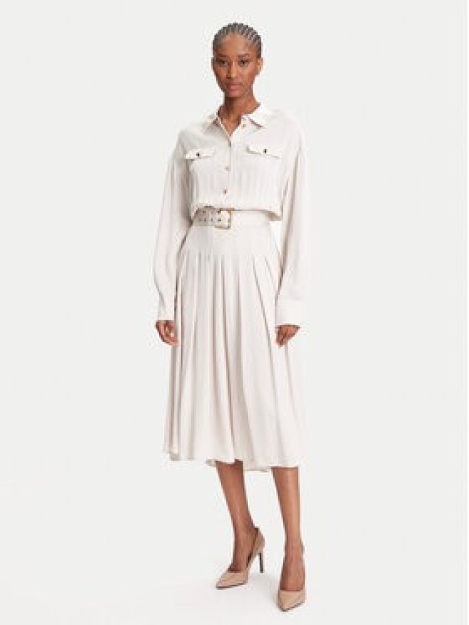 Marciano Guess Sukienka codzienna 5YGK32 7356A Écru Regular Fit